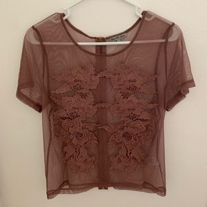 Mauve Charlotte Russe Top